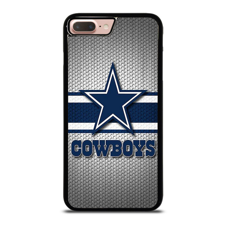 DALLAS COWBOYS NFL LOGO SILVER CARBON iPhone 8 Plus Case