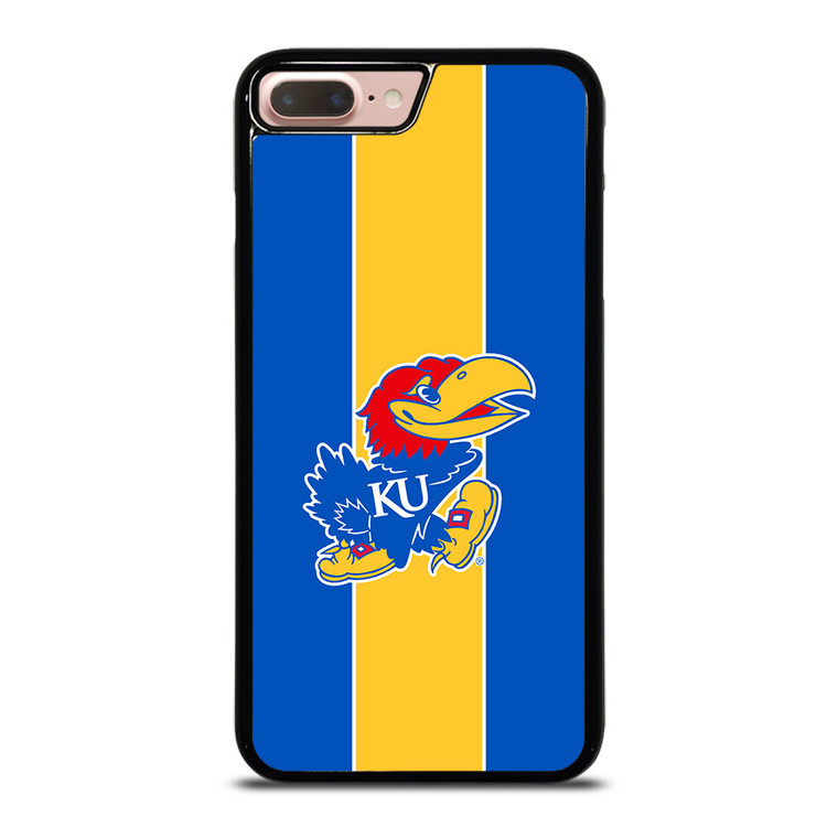 KANSAS JAYHAWKS STRIPS iPhone 8 Plus Case