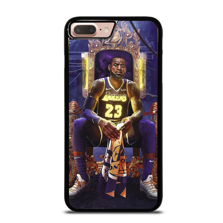 LEBRON JAMES LAKERS KING SITDOWN iPhone 8 Plus Case