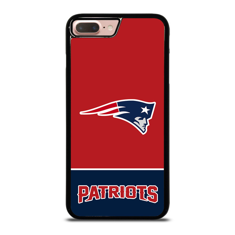 NEW ENGLAND PATRIOTS STRIPS FOOTBALL LOGO iPhone 8 Plus Case
