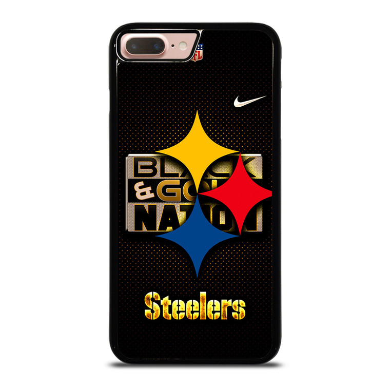 PITTSBURGH STEELERS BLACK AND GO NATION iPhone 8 Plus Case