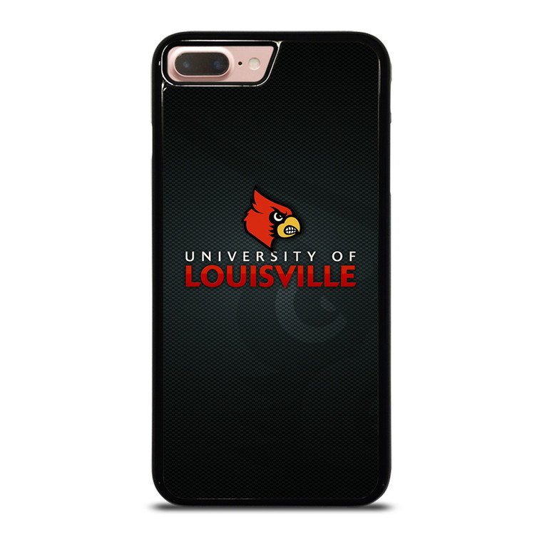 UNIVERSITY OF LOUISVILLE CARDINALS FOOTBALL LOGO MASCOT iPhone 8 Plus Case