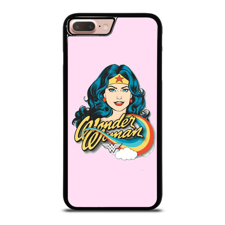WONDER WOMAN CARTOON PINK iPhone 8 Plus Case