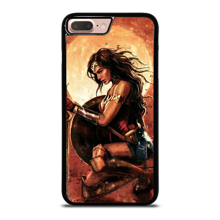 WONDER WOMAN SUPER HERO DC ART iPhone 8 Plus Case