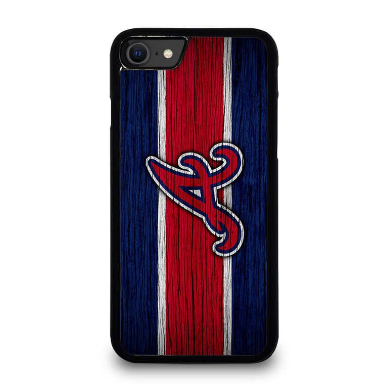 ATLANTA BRAVES MLB LOGO STRIPS iPhone SE 2020 Case