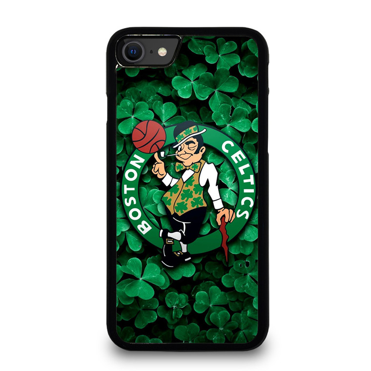 BOSTON CELTICS GREEN LOGO BASKETBALL TEAM iPhone SE 2020 Case