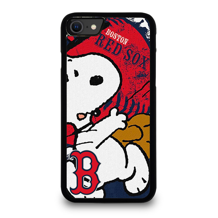 BOSTON RED SOX BASEBALL SNOOPY iPhone SE 2020 Case