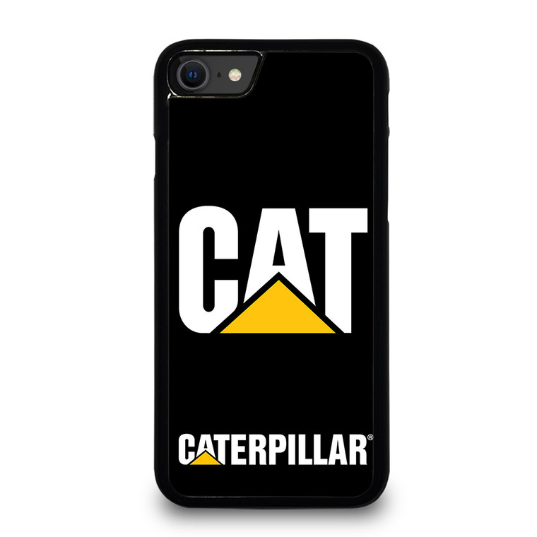 CAT CATERPILLAR BLACK LOGO iPhone SE 2020 Case