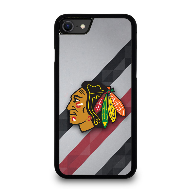 CHICAGO BLACK HAWKS NHL HOCKEY TEAM LOGO iPhone SE 2020 Case