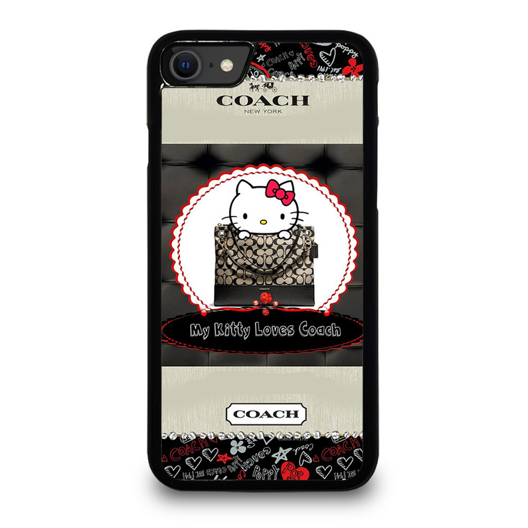 COACH NEW YORK HELLO KITTY BLACK iPhone SE 2020 Case