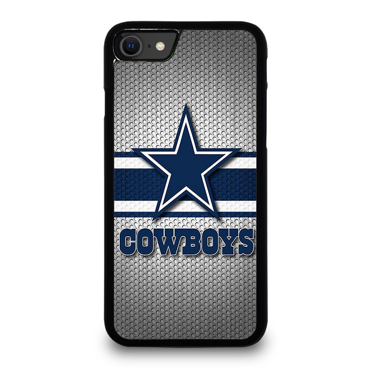 DALLAS COWBOYS NFL LOGO SILVER CARBON iPhone SE 2020 Case