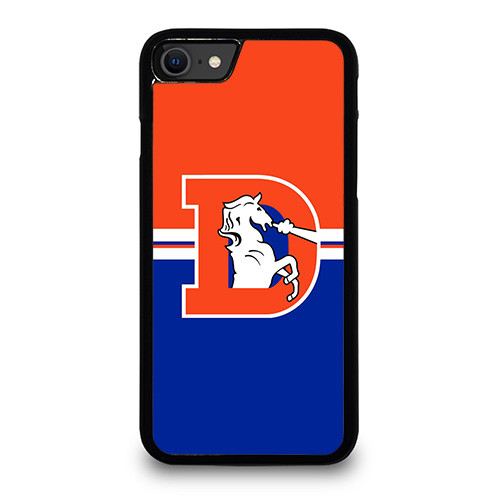 DENVER BRONCOS HORSE WHITE LOGO iPhone SE 2020 Case