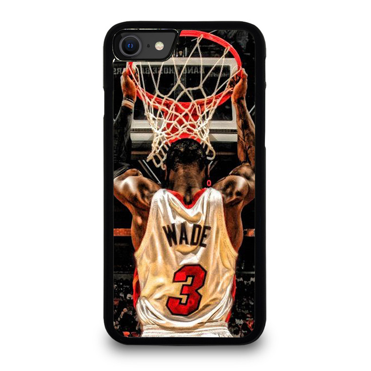 DWYANE WADE MIAMI HEAT SLAM DUNK iPhone SE 2020 Case