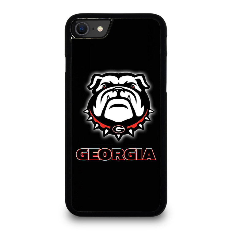 GEORGIA BULLDOGS BLACK WALL iPhone SE 2020 Case