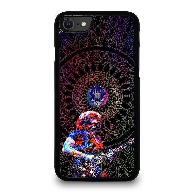 GRATEFUL DEAD JERRY GARCIA GUITAR ART GLASS iPhone SE 2020 Case
