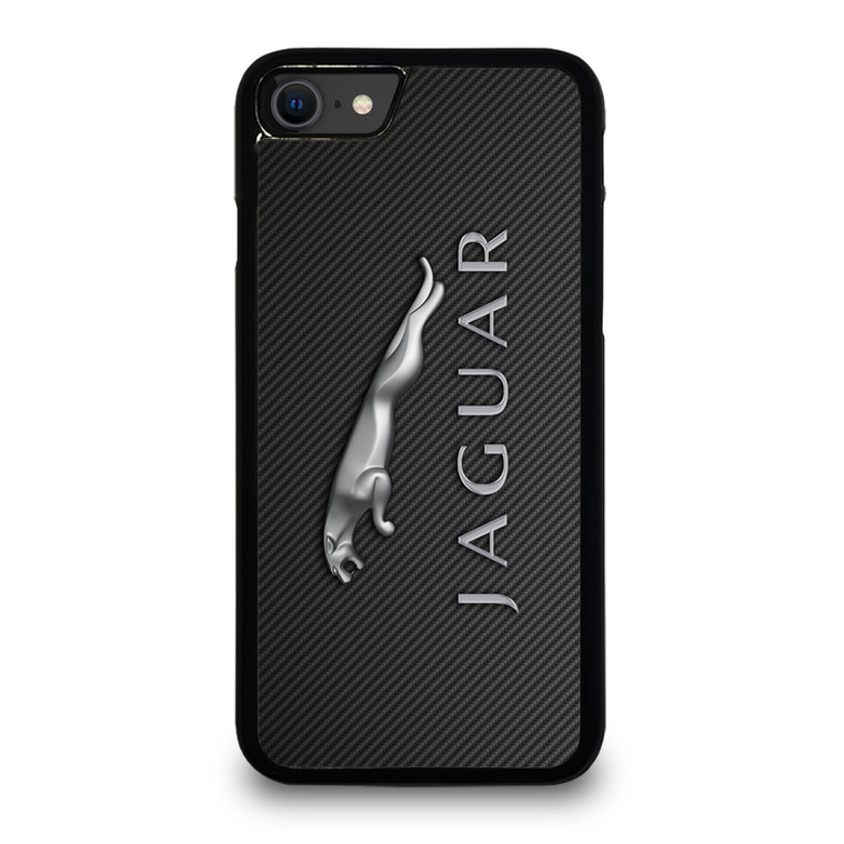 JAGUAR CAR LOGO CARBON iPhone SE 2020 Case