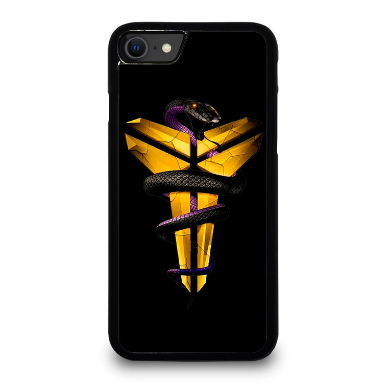 KOBE BRYANT BLACK MAMBA YELLOW iPhone SE 2020 Case