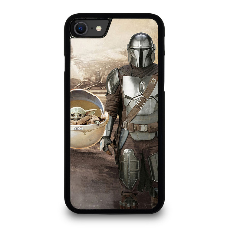 MANDALORIAN AND BABY YODA STAR WARS iPhone SE 2020 Case
