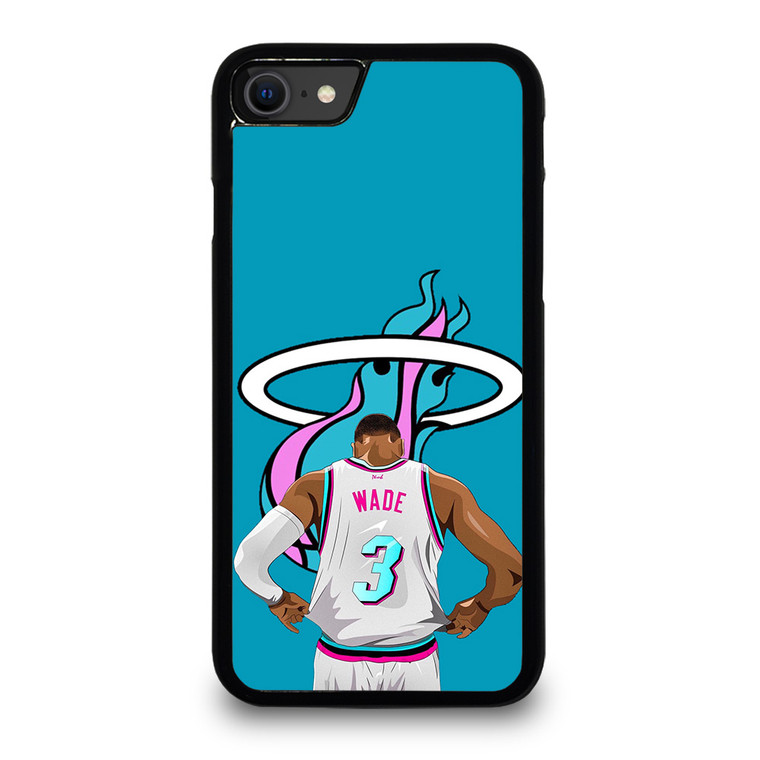MIAMI HEAT DWYANE WADE 3 BASKETBALL iPhone SE 2020 Case