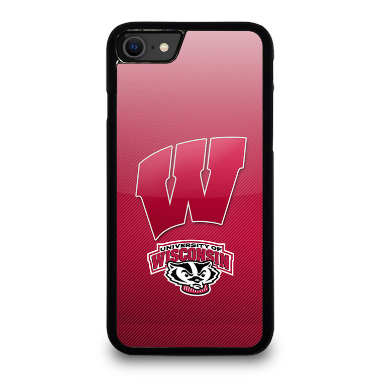 WISCONSIN BADGER LOGO UNIVERSITY FOOTBALL TEAM iPhone SE 2020 Case