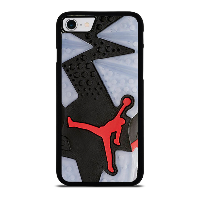 AIR JORDAN BLACK RED SOLE iPhone SE 2022 Case