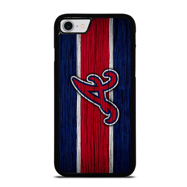 ATLANTA BRAVES MLB LOGO STRIPS iPhone SE 2022 Case