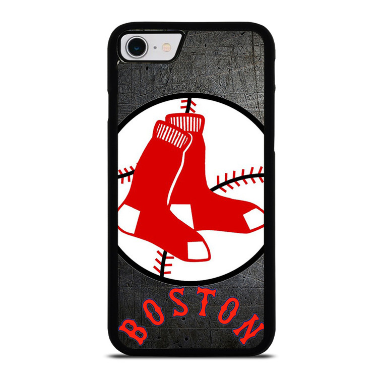BOSTON RED SOX BASEBALL METAL LOGO iPhone SE 2022 Case