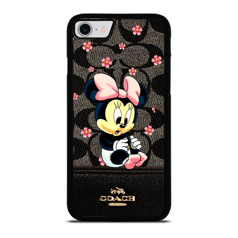 COACH NEW YORK LOGO BABY MINNIE MOUSE iPhone SE 2022 Case
