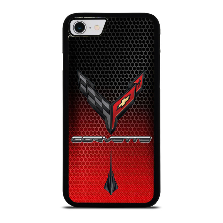 CORVETTE CHEVY STINGRAY LOGO RED iPhone SE 2022 Case