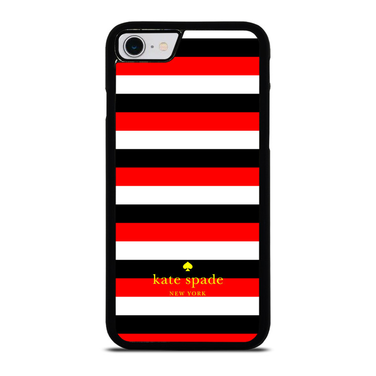 KATE SPADE PATTERN RED BLACK iPhone SE 2022 Case