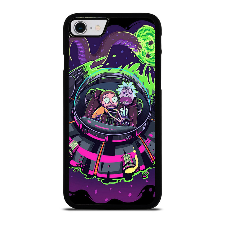 RICK AND MORTY UFO ART iPhone SE 2022 Case
