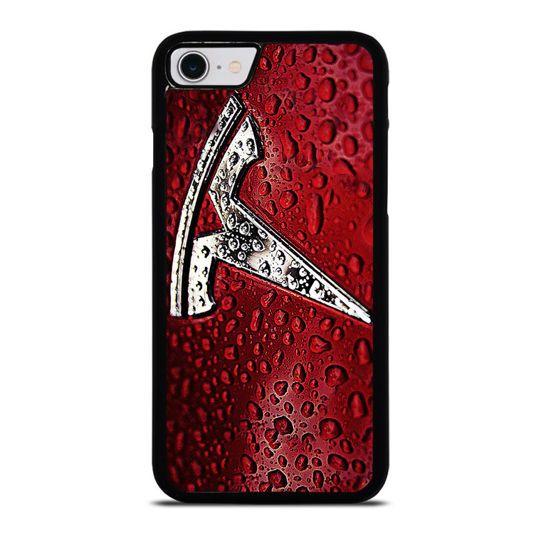 TESLA RED WATER EMBLEM iPhone SE 2022 Case