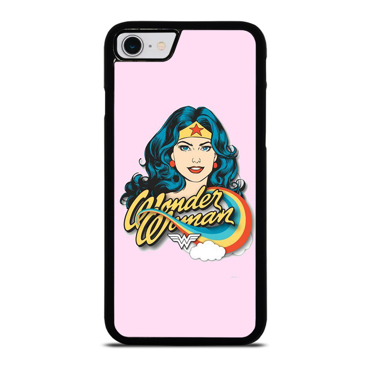 WONDER WOMAN CARTOON PINK iPhone SE 2022 Case