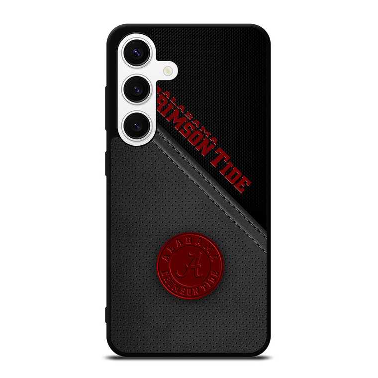 ALABAMA CRIMSON TIDE LEATHER Samsung Galaxy S24 Case