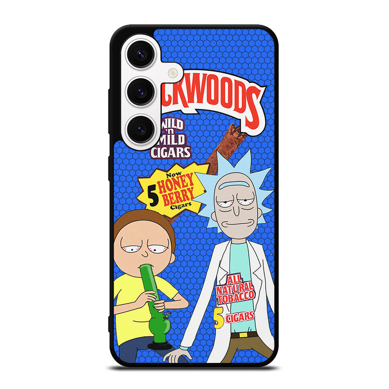 BACKWOODS RICK AND MORTY BLUE Samsung Galaxy S24 Case