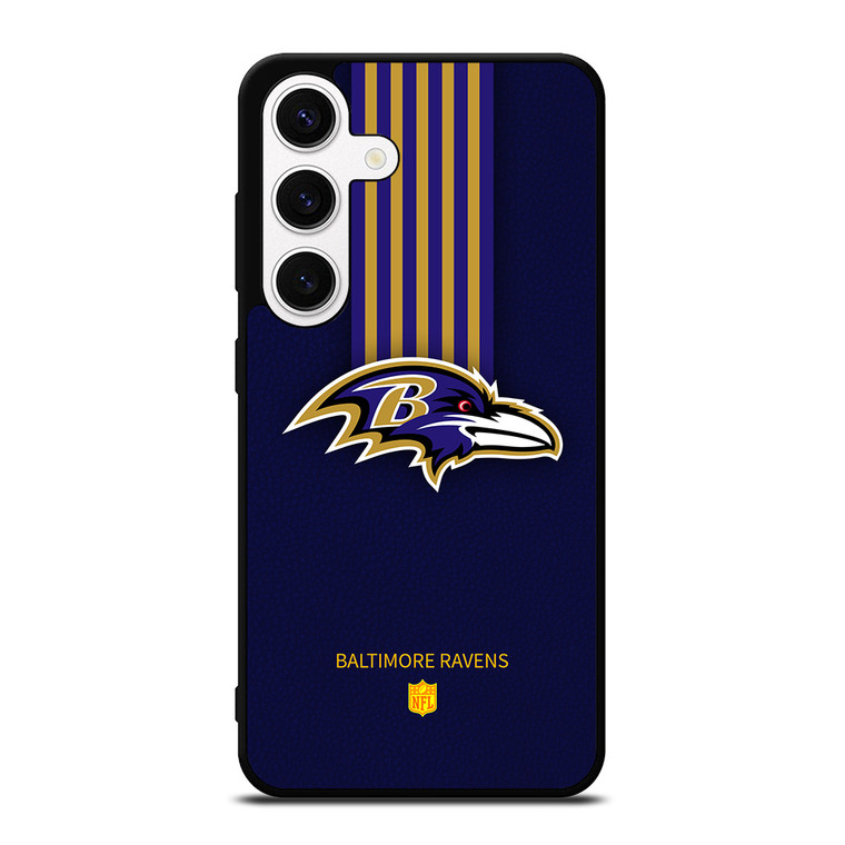 BALTIMORE RAVENS STRIP Samsung Galaxy S24 Case