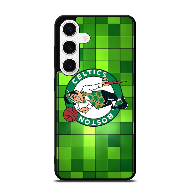 BOSTON CELTICS BASKETBALL SQUARE LOGO Samsung Galaxy S24 Case BOSTON CELTICS BASKETBALL SQUARE LOGO Samsung Galaxy S24 Case
