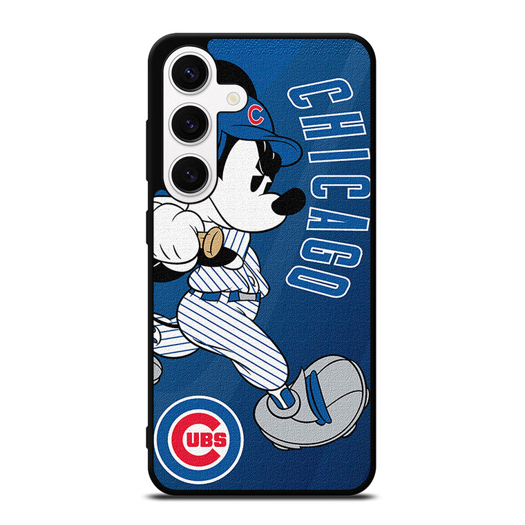 CHICAGO CUBS BASEBALL MICKEY MOUSE Samsung Galaxy S24 Case