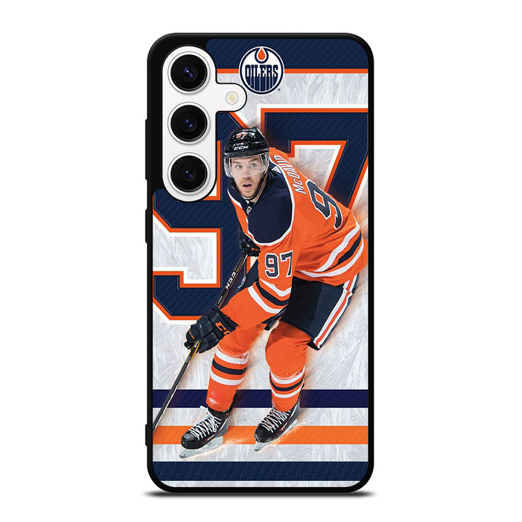 CONNOR MCDAVID 97 HOCKEY OILERS Samsung Galaxy S24 Case