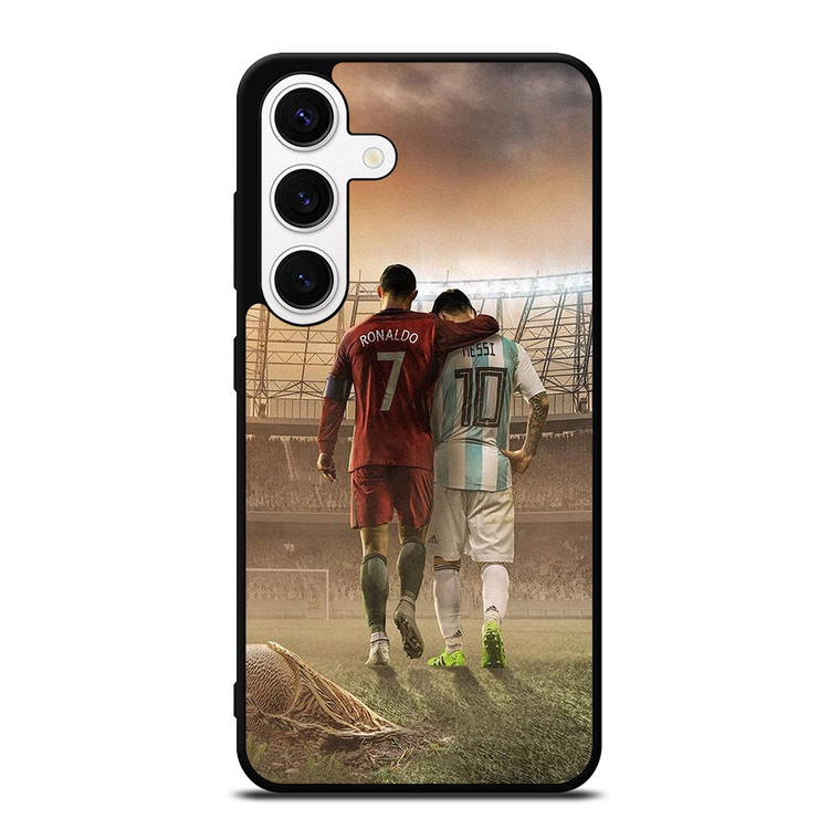 CRISTIANO RONALDO AND LIONEL MESSI Samsung Galaxy S24 Case