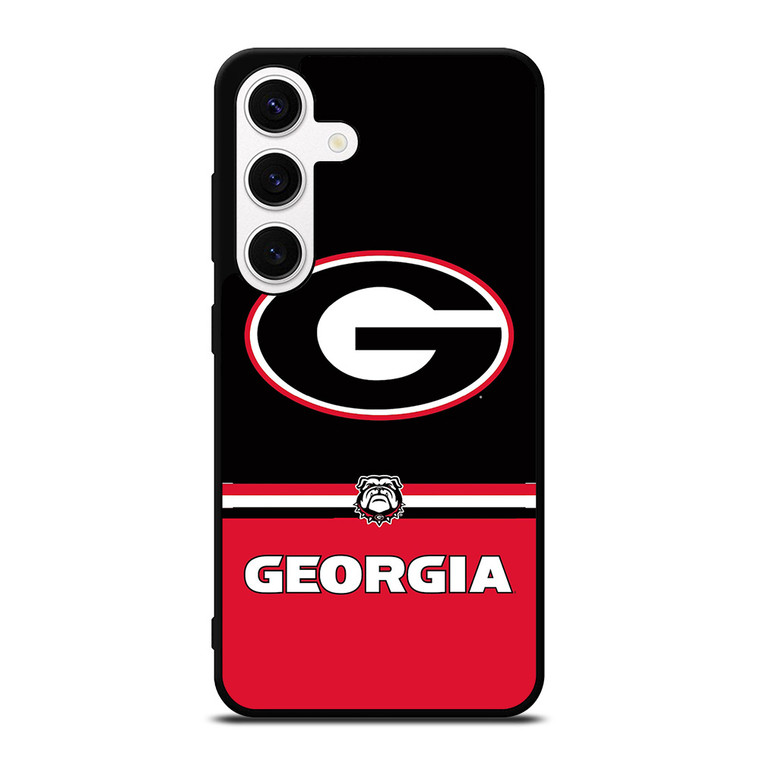 GEORGIA BULDOGS STRIPS Samsung Galaxy S24 Case