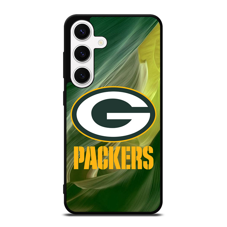 GREEN BAY PACKERS ART FOOTBALL Samsung Galaxy S24 Case