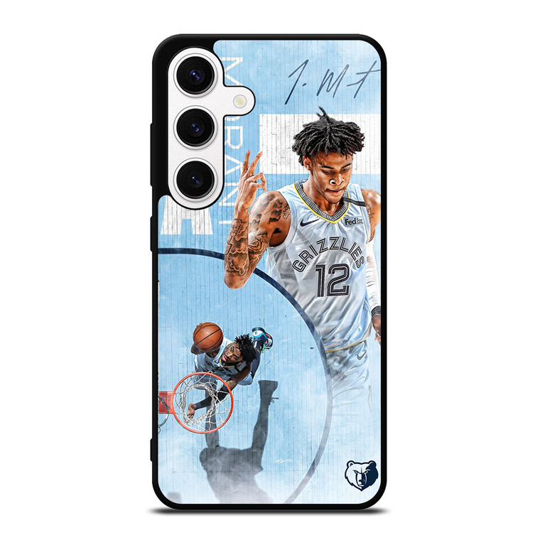 JA MORANT MEMPHIS GRIZZLIES WALLPAPER Samsung Galaxy S24 Case