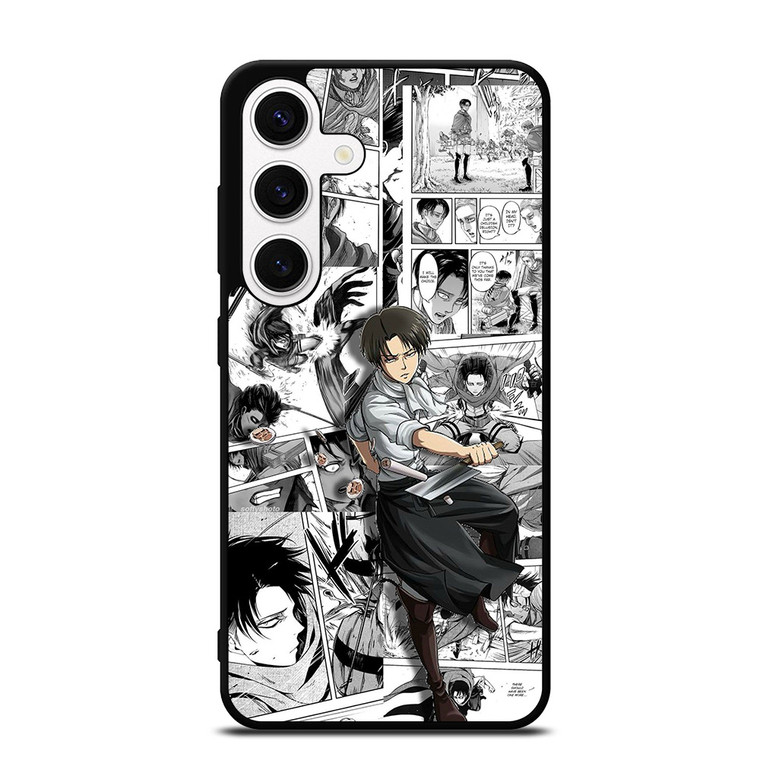 LEVI ACKERMAN ATTACK ON TITAN MANGA CARTOON Samsung Galaxy S24 Case
