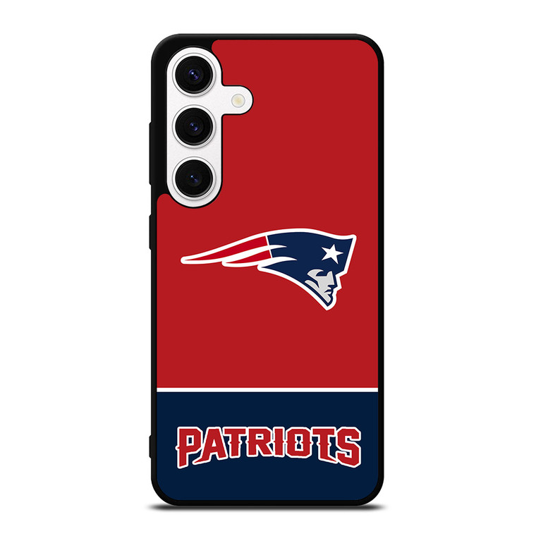 NEW ENGLAND PATRIOTS STRIPS FOOTBALL LOGO Samsung Galaxy S24 Case
