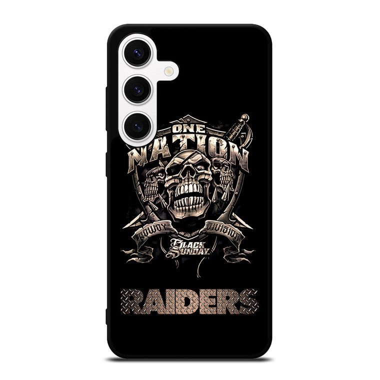 OAKLAND RAIDERS FOOTBALL ONE NATION Samsung Galaxy S24 Case