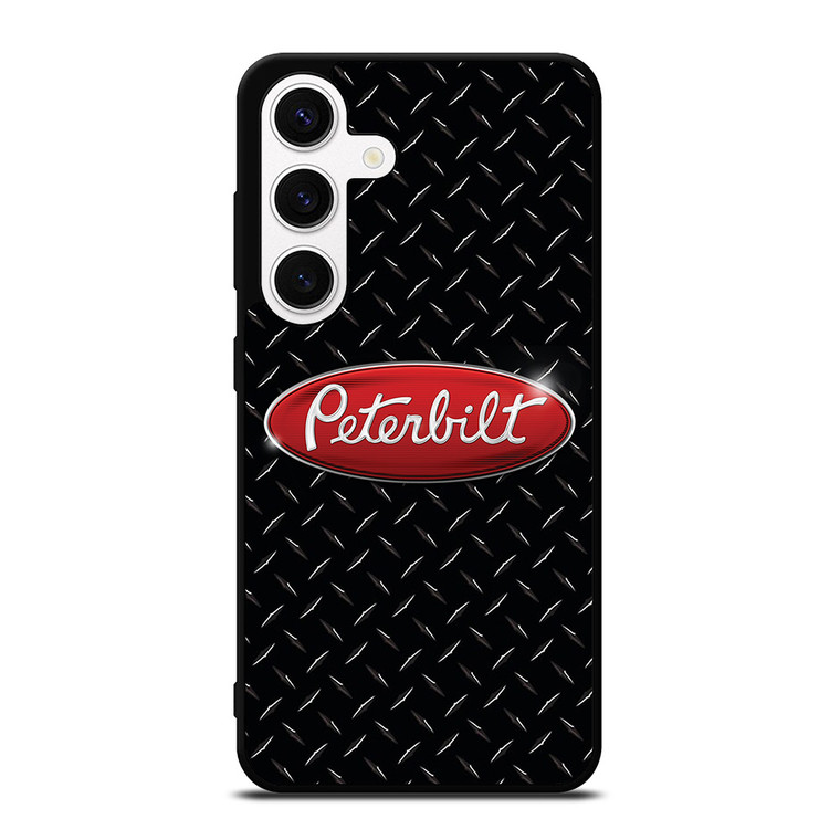 PETERBILT TRUCK PLATE BLACK Samsung Galaxy S24 Case