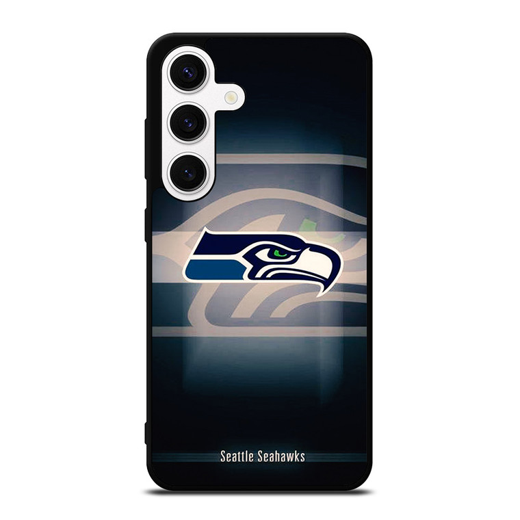 SEATTLE SEAHAWKS FOOTBALL BLUE Samsung Galaxy S24 Case