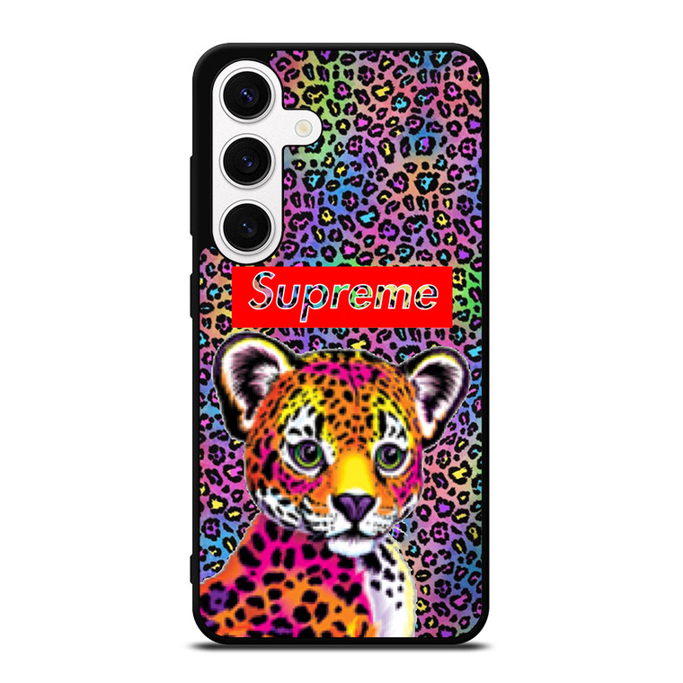 SUPREME LISA FRANK LEOPARD Samsung Galaxy S24 Case