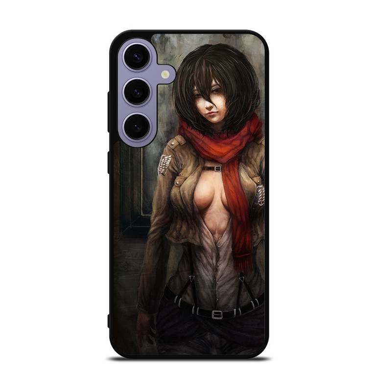 ATTACK ON TITAN MIKASA ACKERMAN DARK Samsung Galaxy S24 Plus Case